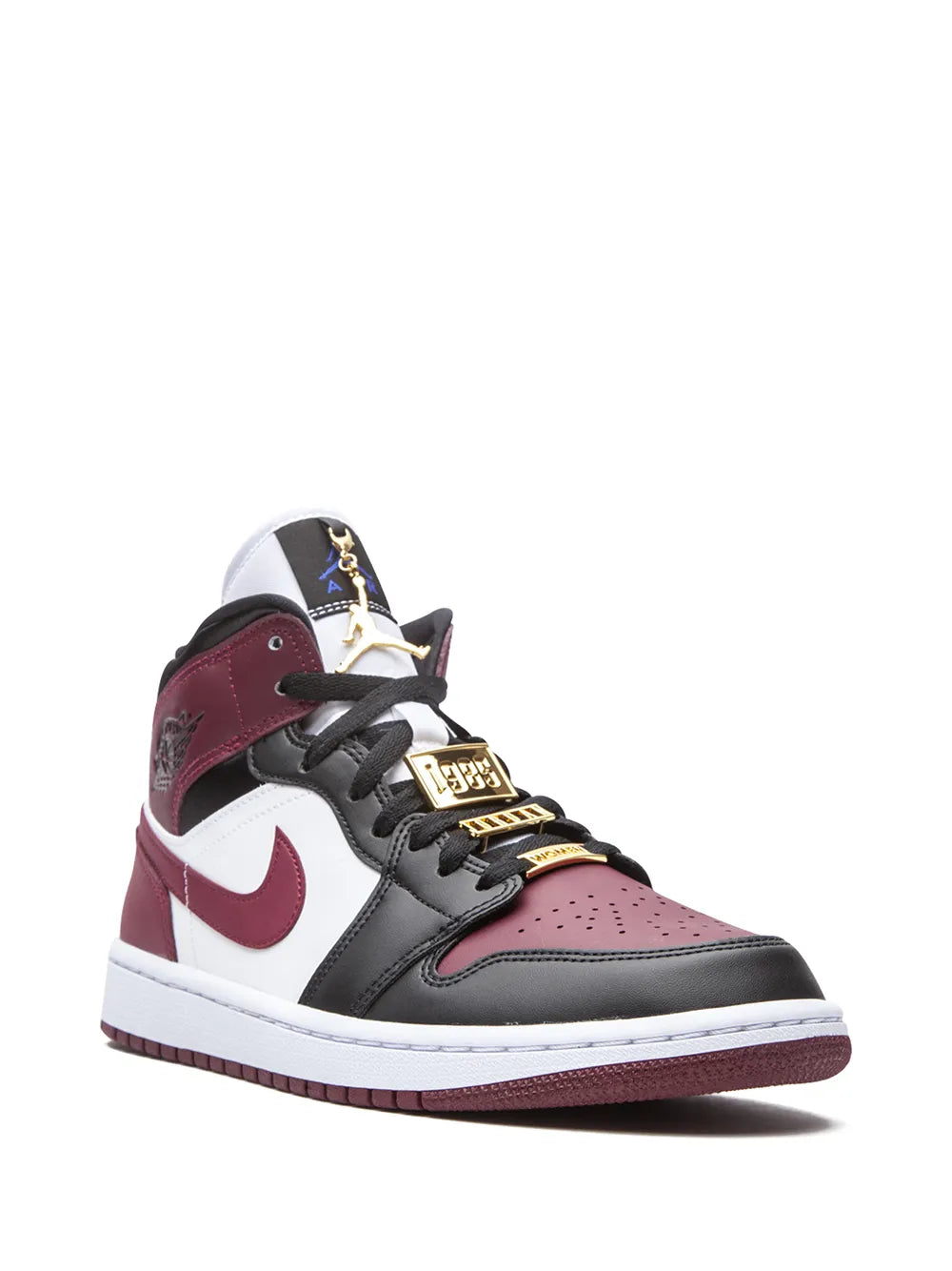 AIR JORDAN 1 MID Black Dark Beetroot