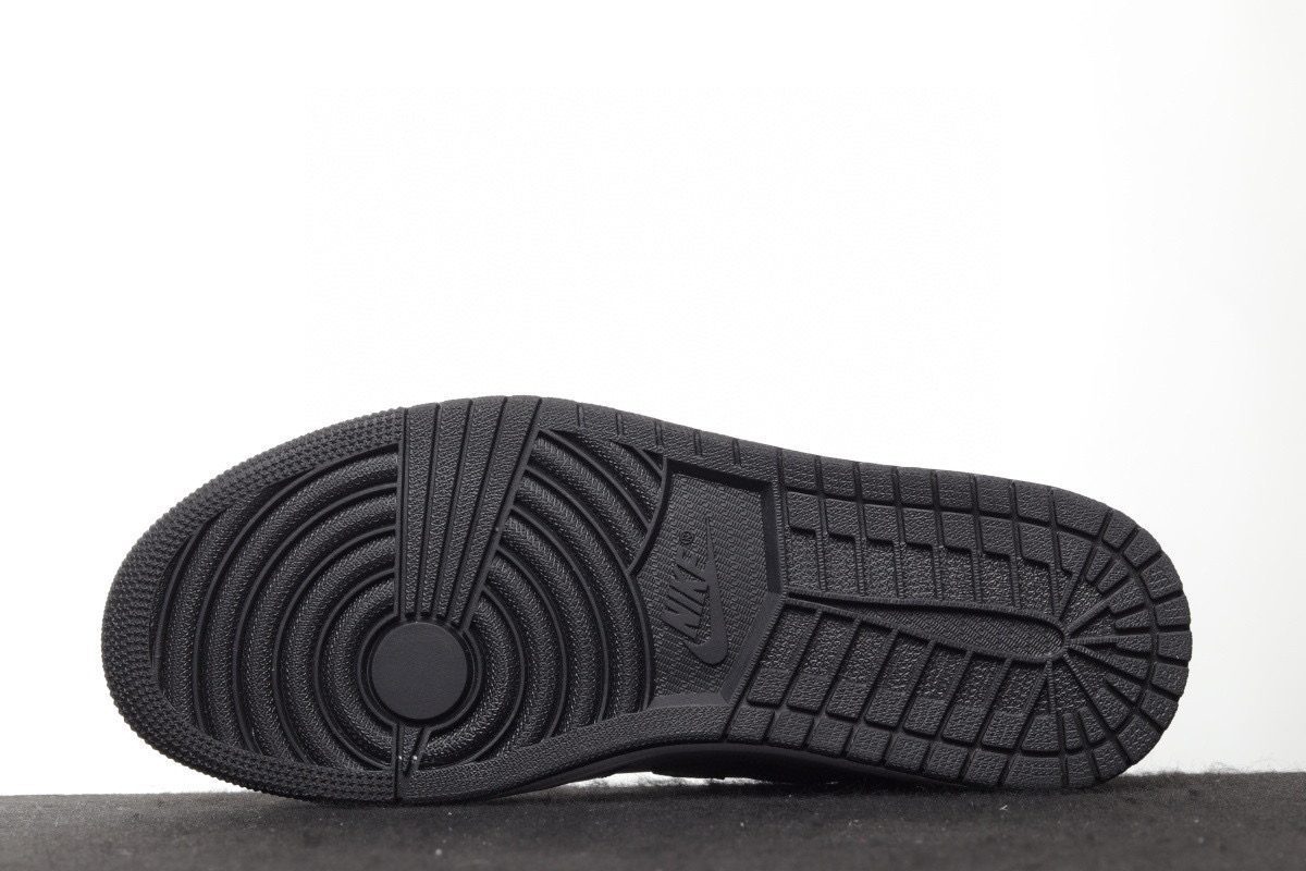 AIR JORDAN 1 MID Black Metallic Gold