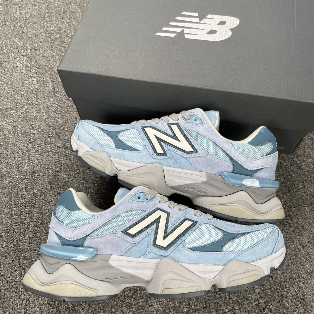 NB 9060 chrome blue