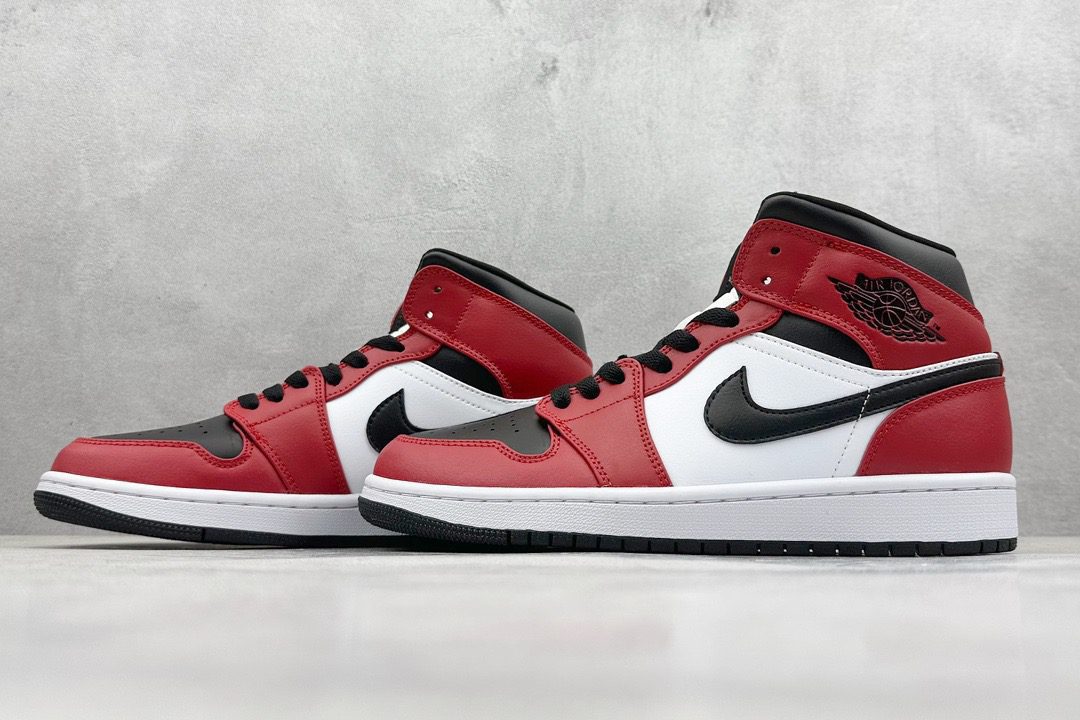 Air Jordan 1 Mid “Chicago Black Toe”