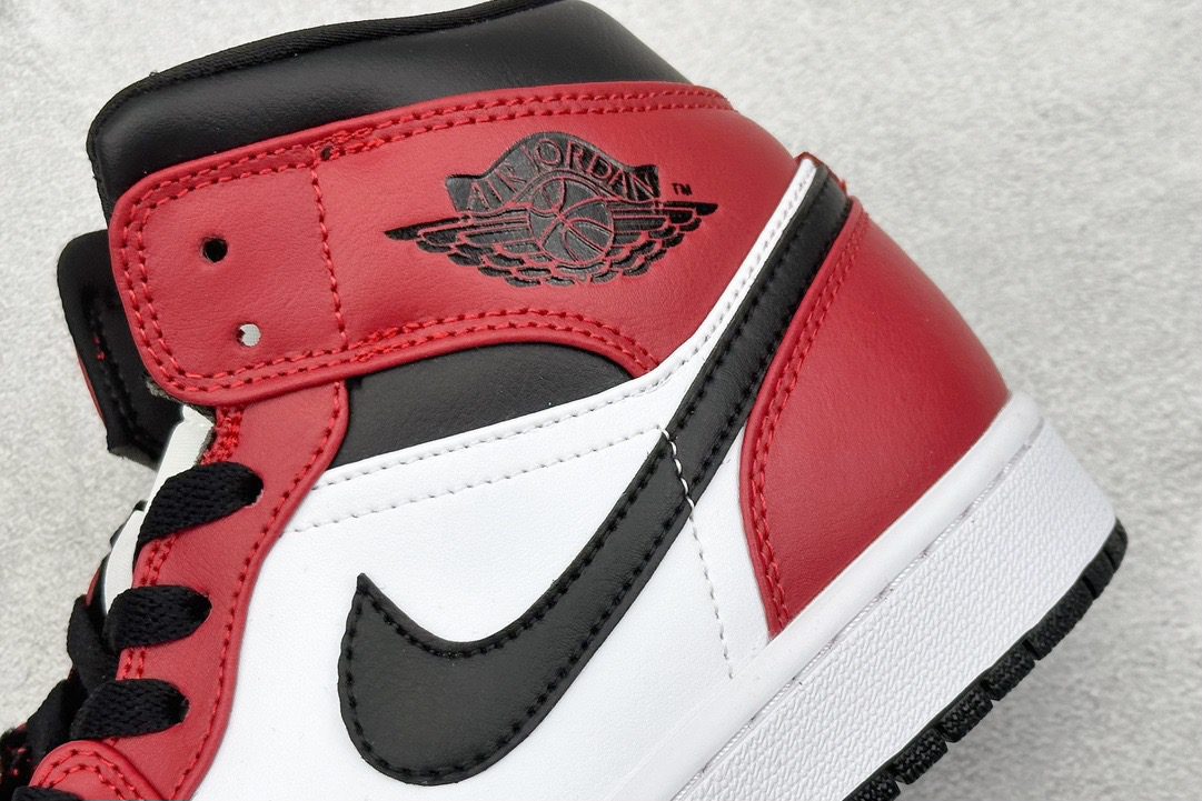 Air Jordan 1 Mid “Chicago Black Toe”