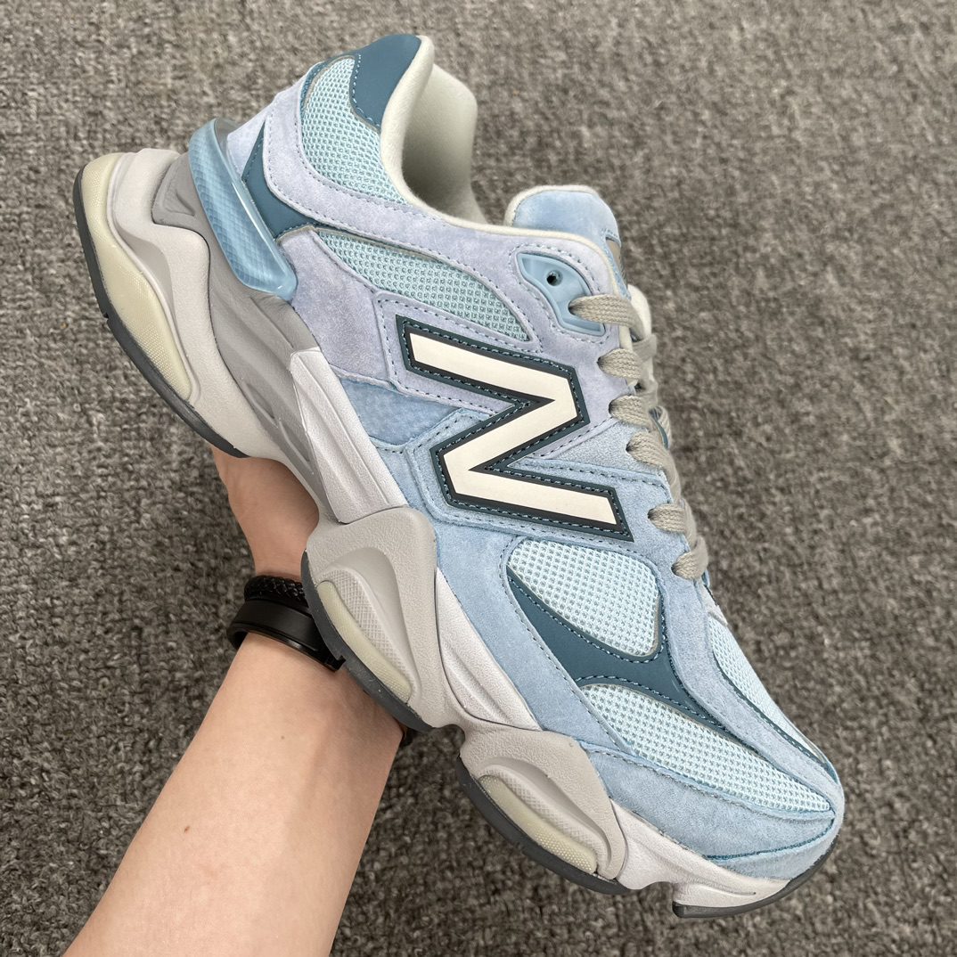 NB 9060 chrome blue