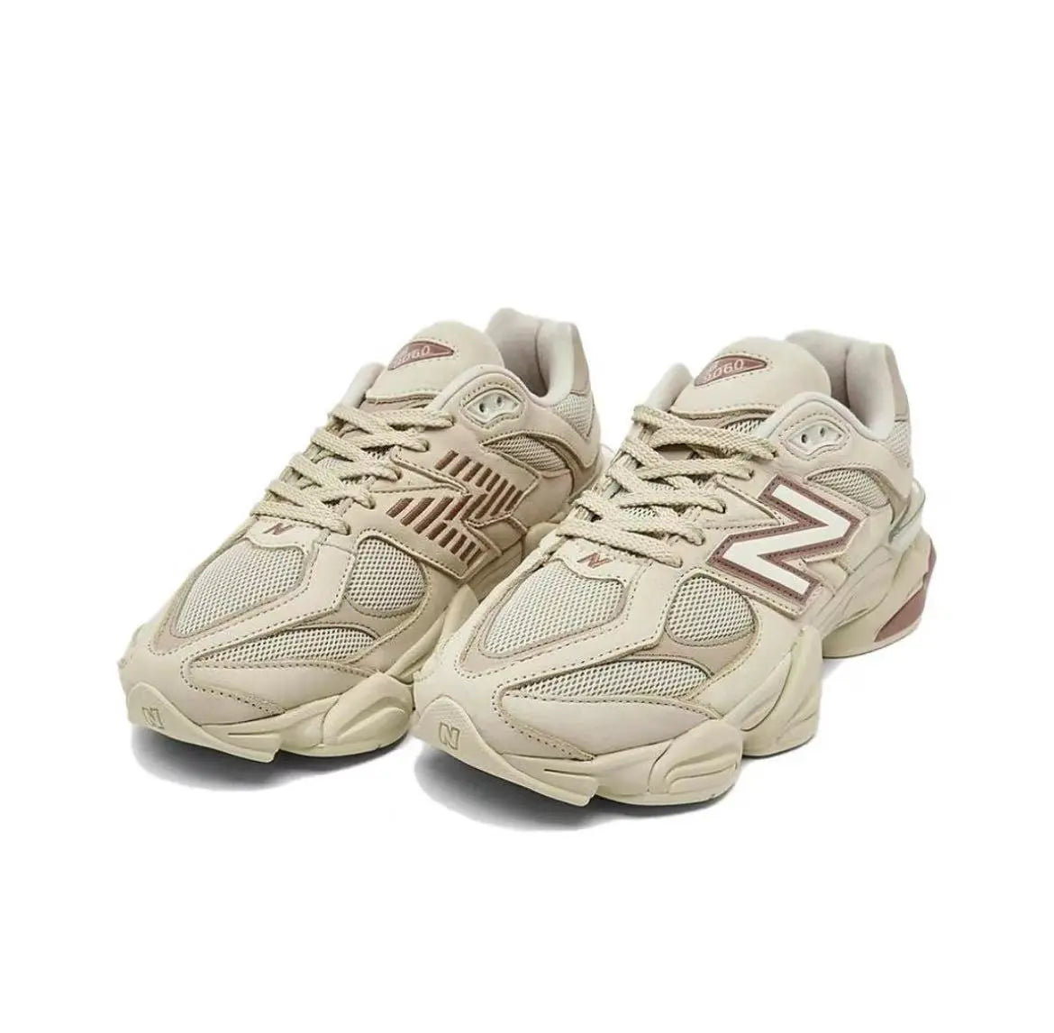 Le New Balance NB 9060 Beige e Rosa