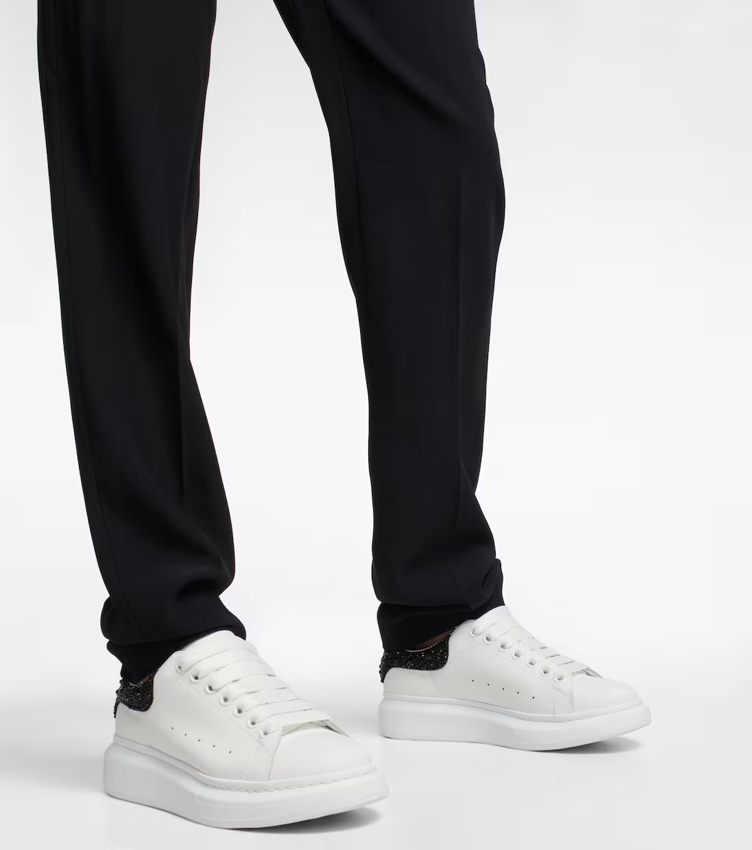 Alexander Mcqueen da Donna in Bianco/corvino