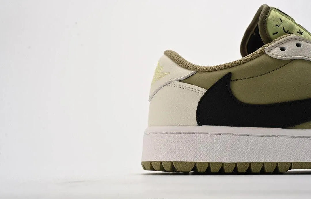 Travis Scott x Air Jordan 1 Low OG Golf “Olive”