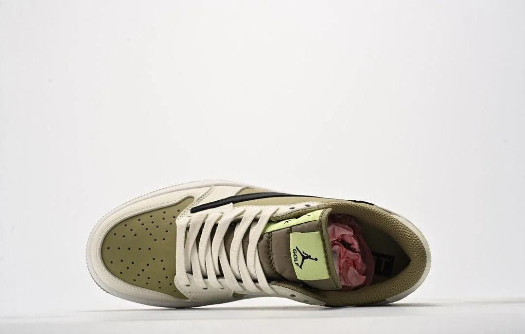 Travis Scott x Air Jordan 1 Low OG Golf “Olive”