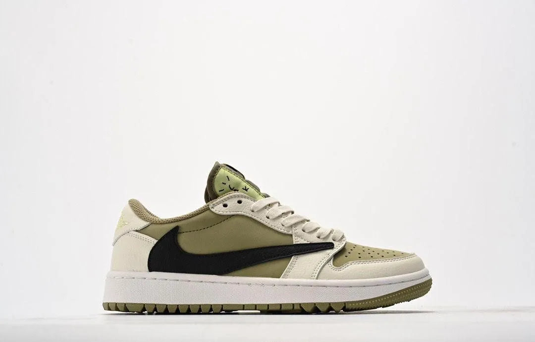 Travis Scott x Air Jordan 1 Low OG Golf “Olive”