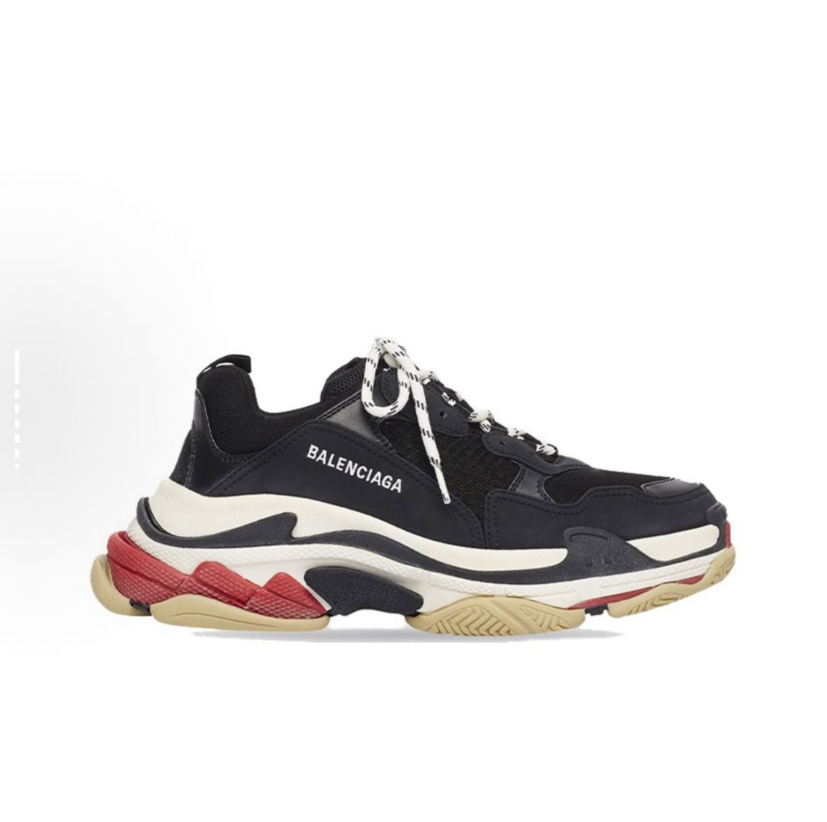 Balenciaga Triple S black red