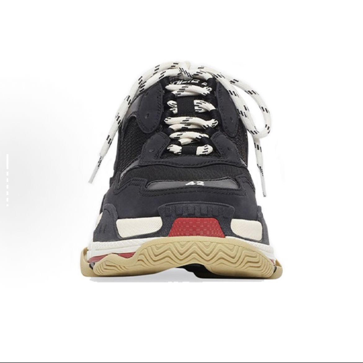 Balenciaga Triple S black red