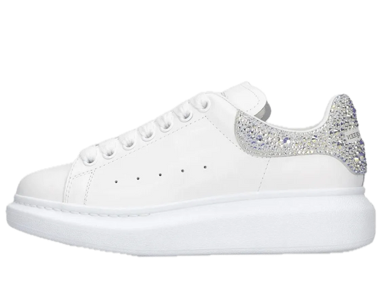 Alexander Mcqueen da Donna Bianco Scintillante